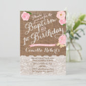 baptisme - verjaardagsuitnodigingen voor meisjes , kaart (Staand voorkant)