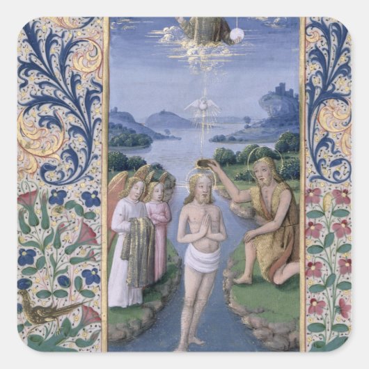 Baptisme Vierkante Sticker (Voorkant)