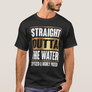 Baptisme Volwassenen Kinder Funny Outta Water T-sh T-shirt