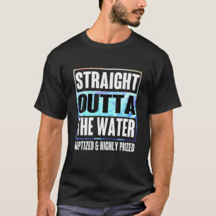 Baptisme Volwassenen Kinder Funny Outta Water T-sh T-shirt