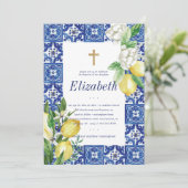 Baptisme voor haar Lemon-Tegels in het Middellands Kaart (Staand voorkant)