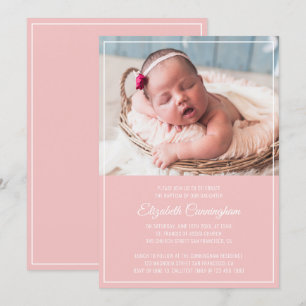 Baptisme voor haar   Modern eenvoudig Lijst Kaart