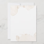 Baptisme voor haar zonnebloempel geometrisch kaart (Achterkant)