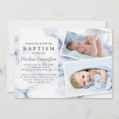 Baptisme voor zijn moderne marmer kaart (Achterkant)