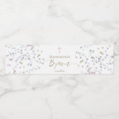 Baptisme Waterfles Etiket (Enkel label)