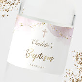 Baptisme | waterverf splash waterfles etiket