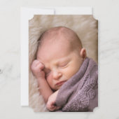 Baptisme White Marble Gold Cross Script Photo Kaart (Achterkant)