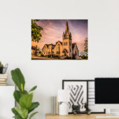 Baptistische kerk van Windsor, Nova Scotia HDR. Poster (Thuiskantoor)