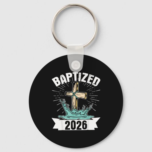 Baptized 2026  sleutelhanger (Voorkant)