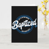 Baptized Christian Baptism Left It In The Water Ma Kaart (Gele Bloem)