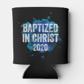 Baptized in Christ 2020 Baptism Church Christian C Blikjeskoeler (Achterkant)