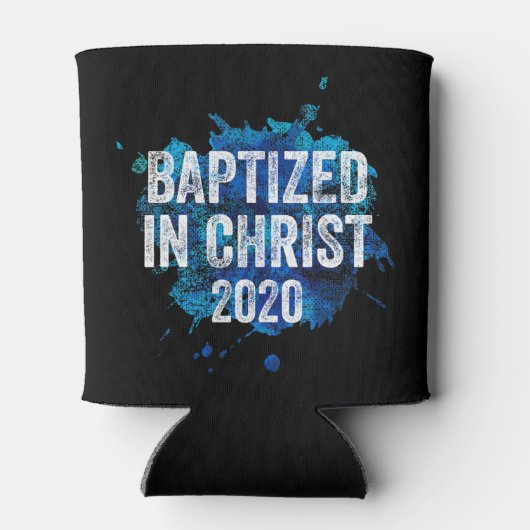 Baptized in Christ 2020 Baptism Church Christian C Blikjeskoeler (Achterkant)
