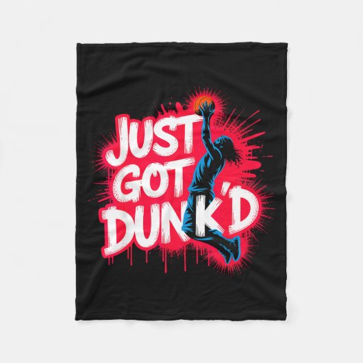 Baptized Jesus Just Got Dunked Baptism  Fleece Deken (Voorkant)