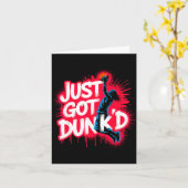 Baptized Jesus Just Got Dunked Baptism  Kaart (Gele Bloem)