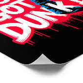 Baptized Jesus Just Got Dunked Baptism  Poster (Hoek)