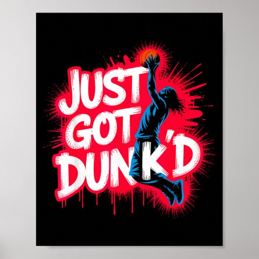 Baptized Jesus Just Got Dunked Baptism  Poster (Voorkant)
