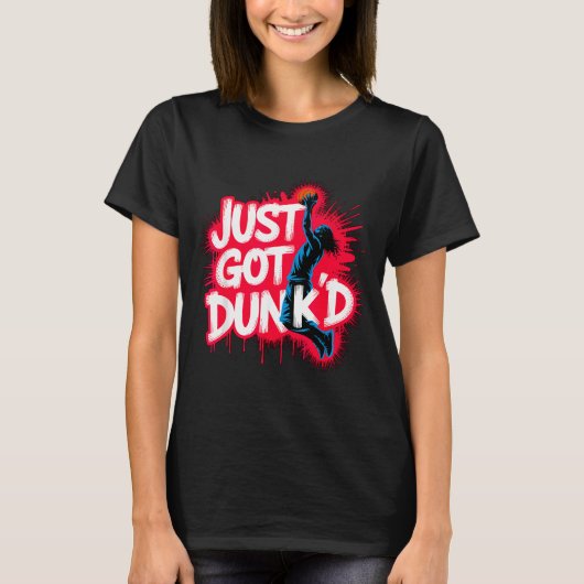 Baptized Jesus Just Got Dunked Baptism T-shirt (Voorkant)