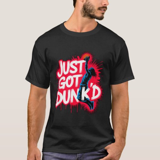 Baptized Jesus Just Got Dunked Baptism  T-shirt (Voorkant)