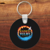 Baptized Raised To Life Romans 6-4 Christian Bapti Sleutelhanger (Voorkant)