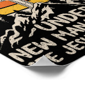 Baptized Under New Management See Jesus Baptism Ch Poster (Hoek)