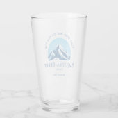 Baqueira-Beret Spanje España skigebied drinkt bier Glas (Achterkant)