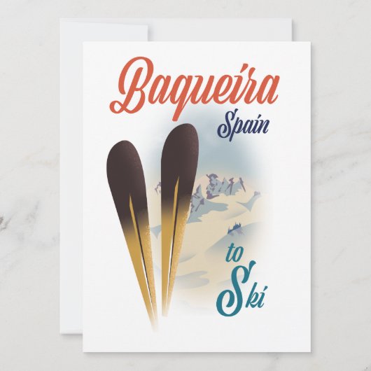 Baqueira Spanje reisposter (Achterkant)