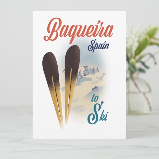 Baqueira Spanje reisposter (Staand voorkant)