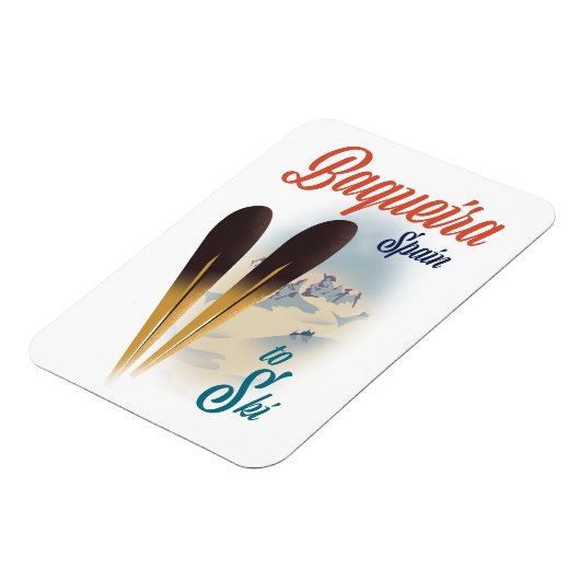 Baqueira Spanje reisposter Magneet (Linkerzijde)