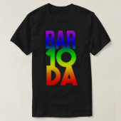 BAR 10 DA Bartender PRIDE Rainbow Funny Bartender T-shirt (Design voorkant)