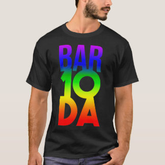 BAR 10 DA Bartender PRIDE Rainbow Funny Bartender T-shirt