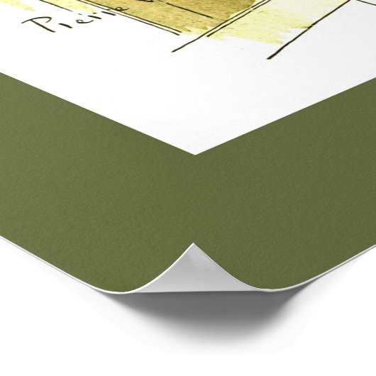 Bar Anglais ~ English Bar ~ Pierre Vidal Poster (Hoek)