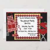 Bar B Q Picnic Party Uitnodigingen Aankondiging (Voorkant)