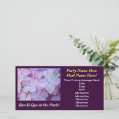 Bar-B-Que in het Park! Uitnodigingsfoto kaarten (Staand voorkant)