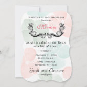 Bar Bat Bnai Hamsa - boom van de uitnodiging van L (Achterkant)