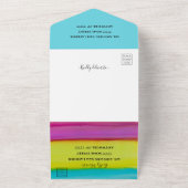 Bar Bat Mitzvah Alle n 1 Uitnodiging Confetti Tall (Buitenkant)