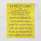 Bar Bat Mitzvah Behuizing/Richting Kaart Game On (Voorkant)