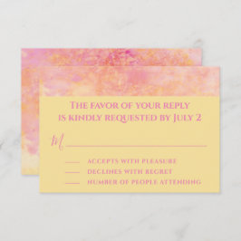 Bar Bat Mitzvah Behuizing RSVP-kaarten Gewoon subt RSVP Kaartje