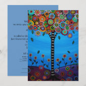 bar bat mitzvah BOOM VAN LEVEN UITNODIGINGEN (Voorkant / Achterkant)