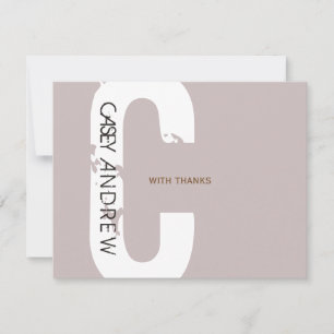 Bar Bat Mitzvah Dank u wel FLAT1 Bedankkaart