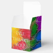 Bar Bat Mitzvah Elegant Colors Classic Bedankdoosjes (Geopend)