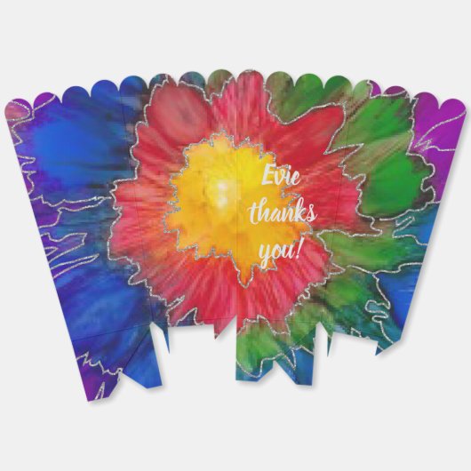 Bar Bat Mitzvah Elegante kleuren Bedankdoosjes (Ongevouwen)