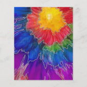 Bar Bat Mitzvah Enclosure/Direction Colorful Inks (Achterkant)