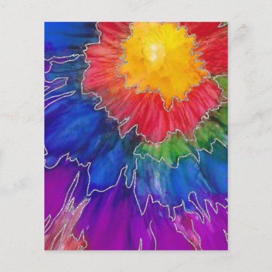 Bar Bat Mitzvah Enclosure/Direction Colorful Inks (Achterkant)