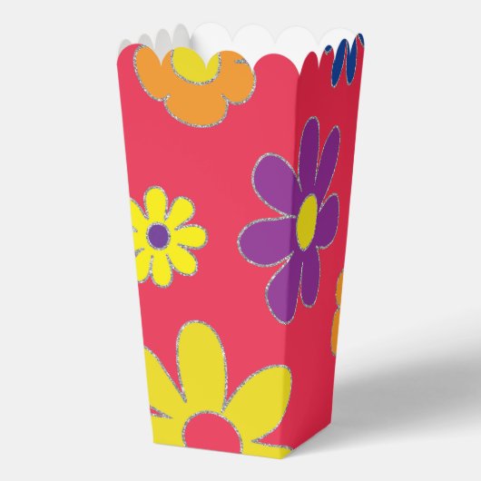 Bar Bat Mitzvah Flowers Bedankdoosjes (Achterkant)