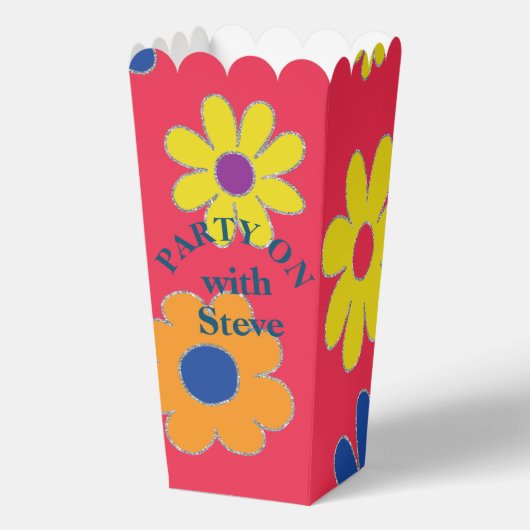 Bar Bat Mitzvah Flowers Bedankdoosjes (Voorkant)