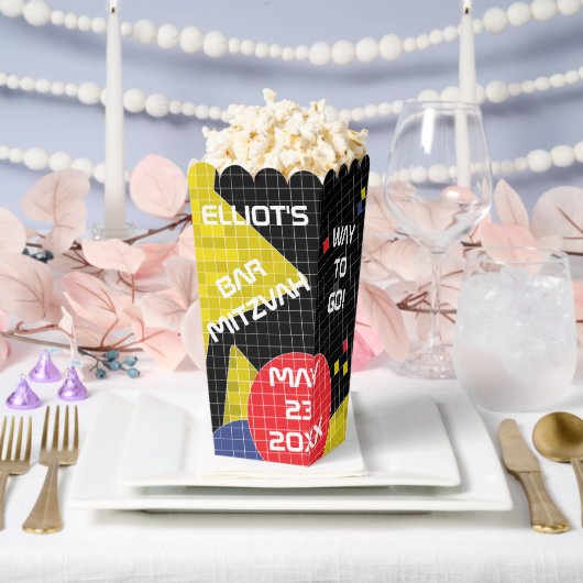 Bar Bat Mitzvah GAME ON Bedankdoosjes (Huwelijk)