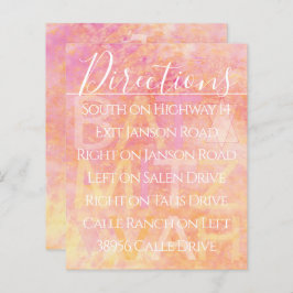 Bar Bat Mitzvah Gewoon Subtiele Richting Kaart