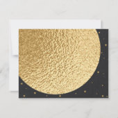 Bar Bat Mitzvah Hartelijk dank uit deze Wereld Gol Bedankkaart (Voorkant)