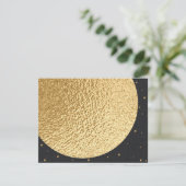 Bar Bat Mitzvah Hartelijk dank uit deze Wereld Gol Bedankkaart (Staand voorkant)