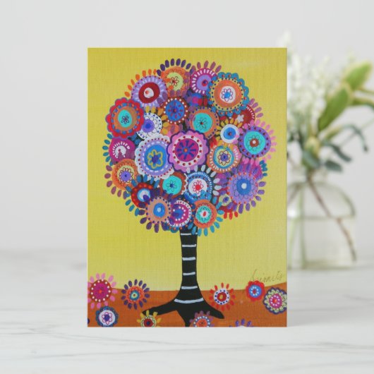 Bar Bat Mitzvah Invitaties Kaart (Staand voorkant)